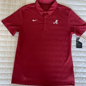 Nike Dri-fit Athletic Men’s Alabama Crimson Roll Tide Large Shirt